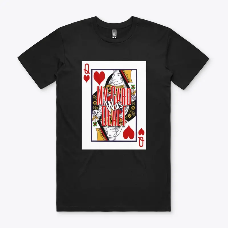 Queen Card T-shirt - Queen of Hearts