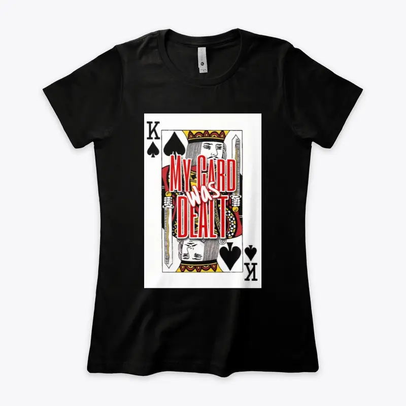 King Card T-shirt - King of Spades