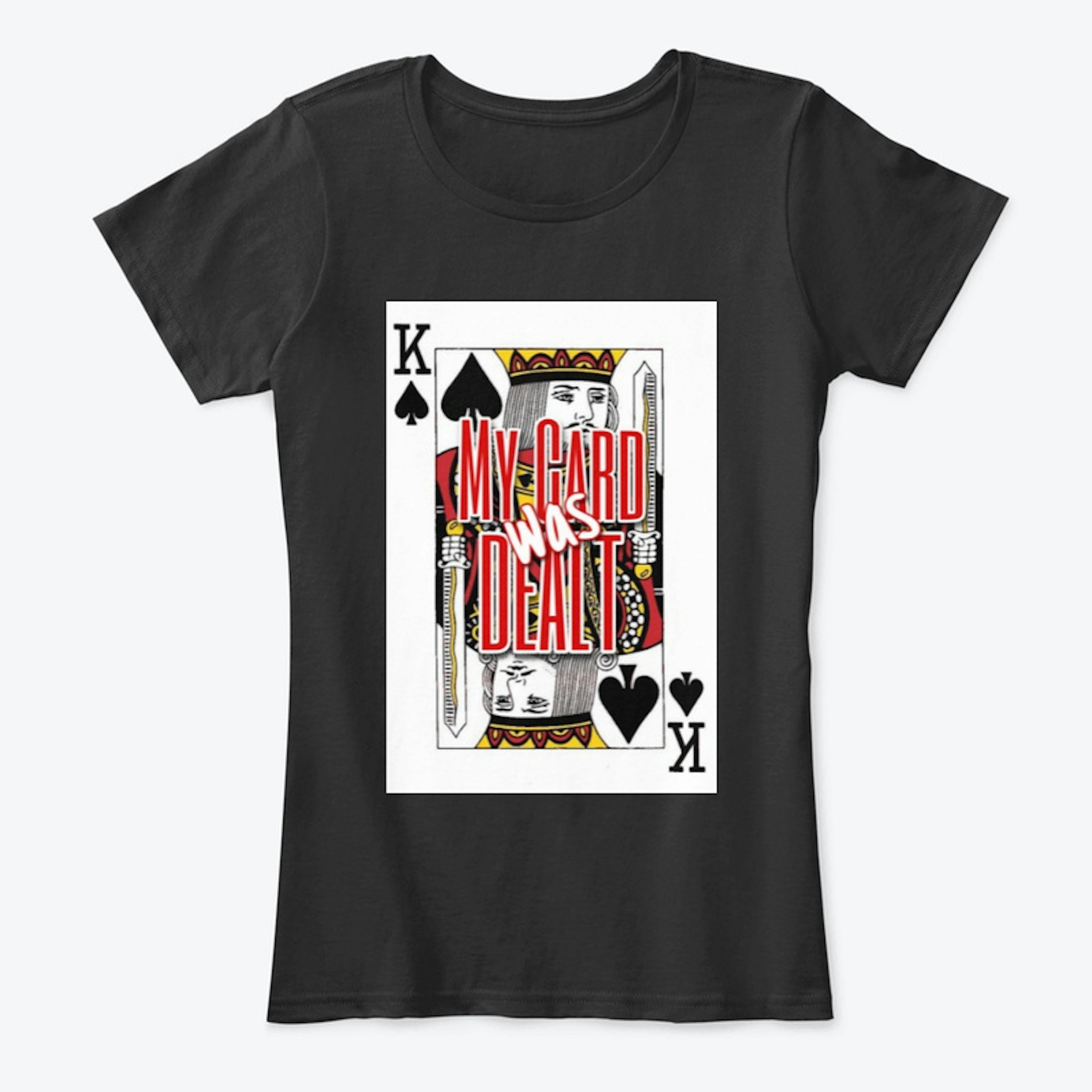 King Card T-shirt - King of Spades
