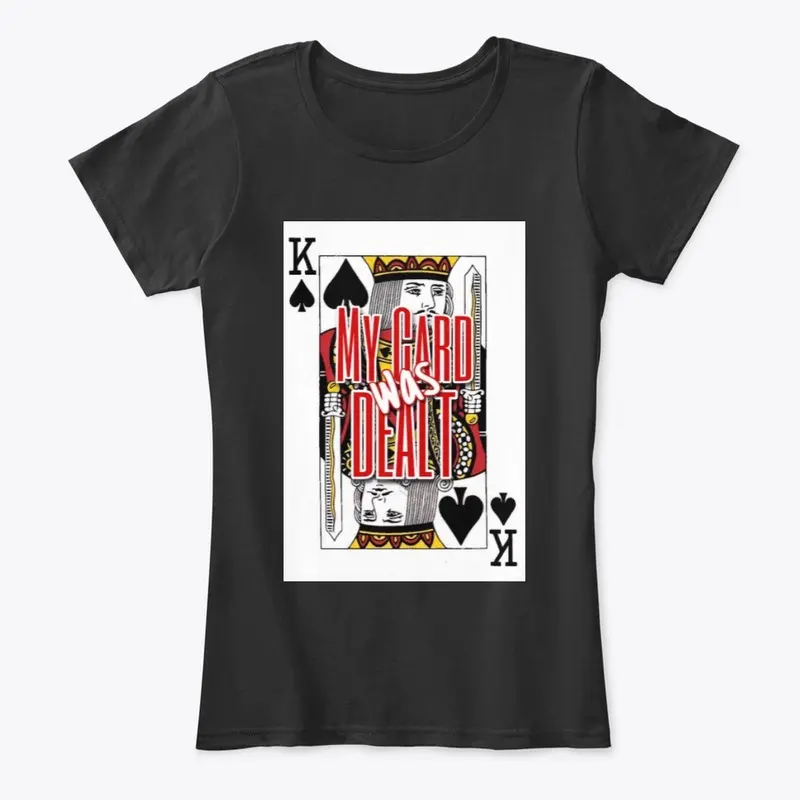 King Card T-shirt - King of Spades